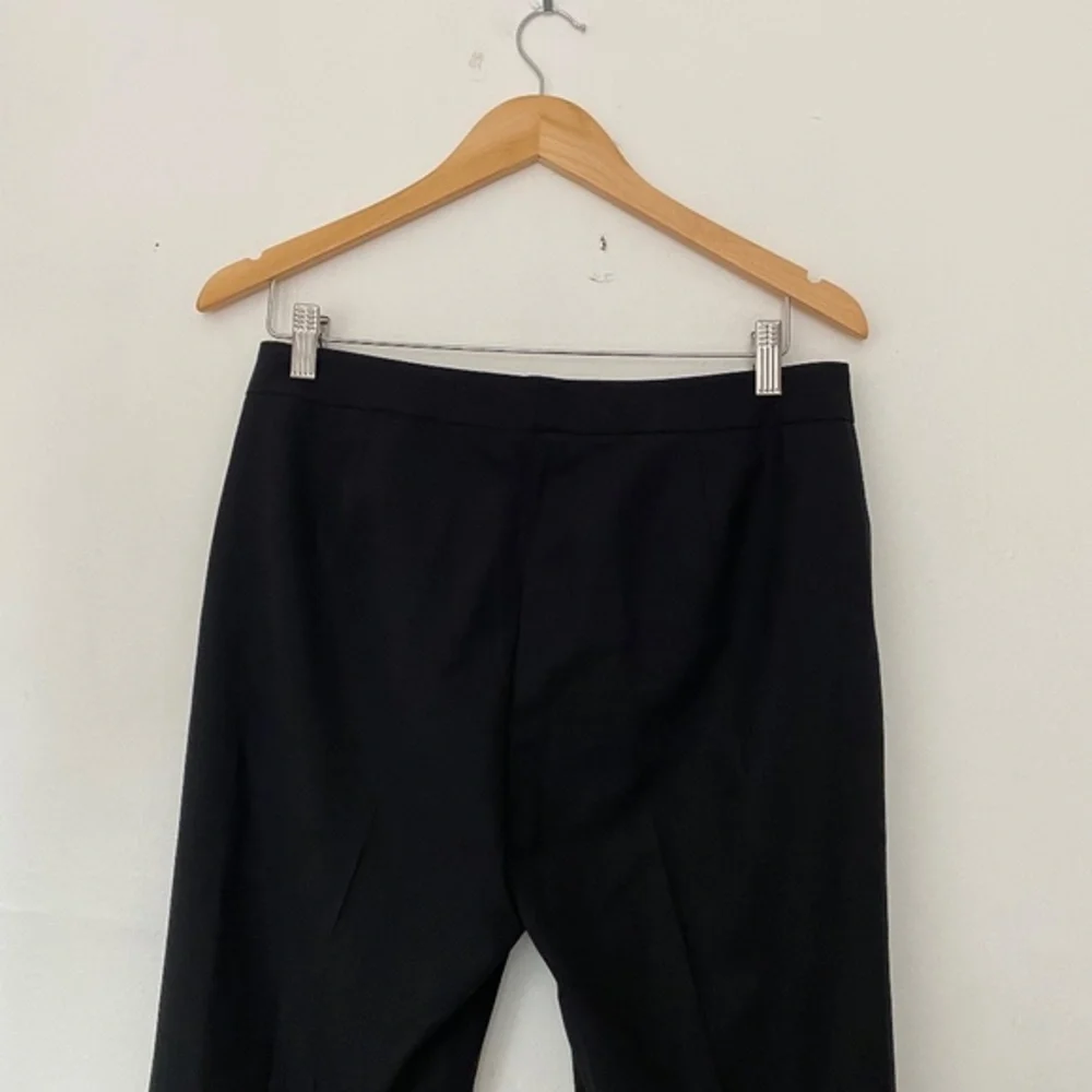 Lafayette 148 Irving Straight Leg Stretch Wool Pants